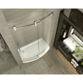 thumbnail image 3 of Aston SDR981-TRL-SS-60-10-L Zenarch 60" Wide X 77-1/2" High Frameless Sliding Shower Door, 3 of 4