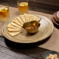 thumbnail image 5 of Lexa Bamboo 4 Piece Serving Tray & Plate Set, Black, 5 of 5