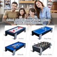 thumbnail image 6 of 4-in-1 Mini Multi Game Table, Combination Game Table, Childrens Combo Arcade Set w/Pool Billiards, Hockey, Foosball and Table Tennis for Home, Play Room,Friends & Family, 6 of 6