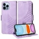 thumbnail image 5 of Funda GANGXUN para iPhone 12 Pro con diseño acolchado elegante, cuero PU, protección total y ajuste preciso, 5 of 5