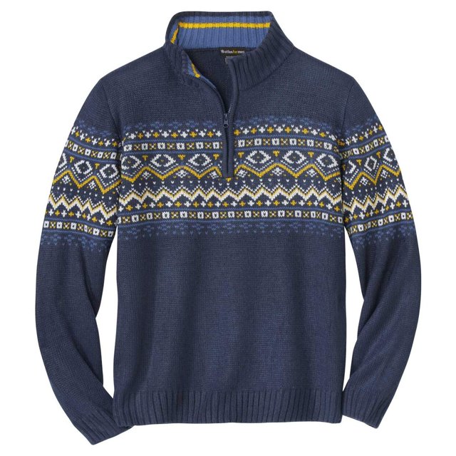 Atlas For Men - Jersey Estampado para Hombre (Marino)