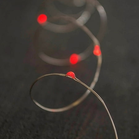2 Pcs Fairy Lights Moon Led 4 Foot Silver Wire Battery 2 Pcs Fairy Lights Moon Led 4 Foot Silver Wire Battery Red