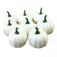 thumbnail image 1 of Calabazas blancas,Calabazas artificiales blancas Decoración del hogar de Halloween,Simulación de calabazas de de espuma de Acción de Gracias,Decoración de la mesa del hogar de, 1 of 7
