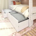 thumbnail image 2 of Max & Lily Solid Wood Modern Farmhouse Farmhouse Twin/Twin Bunk Bed with Storage Drawers, 2 of 9
