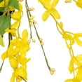 thumbnail image 6 of Northlight Forsythia Artificial Spring Floral Wreath - 20" - Yellow, 6 of 8