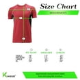 thumbnail image 5 of Men's Cool Quick-Dry Gym Workout Sport Running Breathable Performance T-shirt (1128-#3, L), 5 of 5
