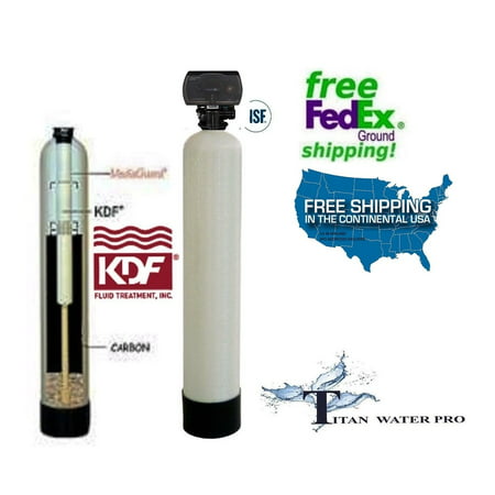 WHOLE HOUSE WATER FILTERS SYSTEMS KDF85/GAC IRON/HYDROGEN SULFIDE TIMER