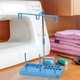 thumbnail image 1 of Soporte de carrete de 3 conos Soporte de línea de bordado ajustable Máquina de coser (azul), 1 of 7