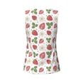 thumbnail image 5 of Picia Strawberry Pattern Women's Workout Tank Top,Breathable Activewear,Slim Fit Athletic Top,Versatile Workout Moisture-wicking top-XX-Large, 5 of 9