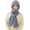 Blue, variant on Winter Versatile Knitted Hooded Scarf for Women Integrated Windproof Cap Scarves
