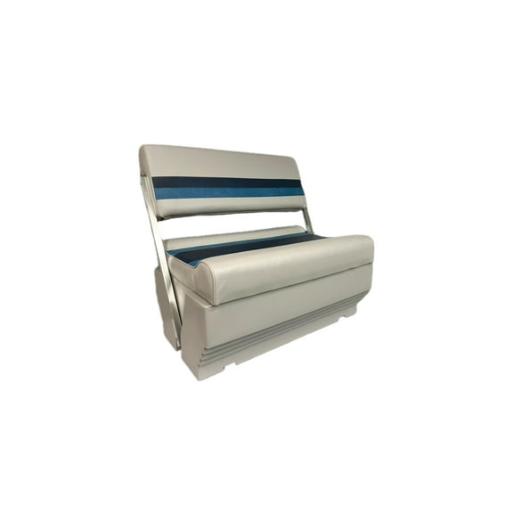 Premium Series Pontoon Flip Flop Seat Cushion Set W/BASE G/N/B 3013-3020ABDK