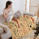 thumbnail image 4 of LHSHID Anniversary Wedding Gifts Blanket Flannel Soft and Comfortable Anti static Bed Sofa Blanket 60x80in, 4 of 6