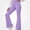 Purple, variant on WAVSUF Girls Flare Pants Stretchy Side Pockets Elastic High Waist Fall Dance Casual Bottoms Purple 7-8