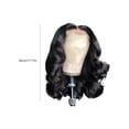 thumbnail image 3 of Yoofe Wigs Human Hair,Women's Short Curly Hair Mixed with Golden Headband Suitable for Women's Wigs Wig Wave Micro Curled Synthetic Fiber Black Wig Headband Wave Wigs for Women,17.71 Inches, 3 of 5