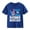 Blue, variant on Little Boys Kids Back School T Shirt Patriotic Rock Hand Print Top Short Sleeve Casual Tee Spring Summer Clothes Purple Size 5-6T