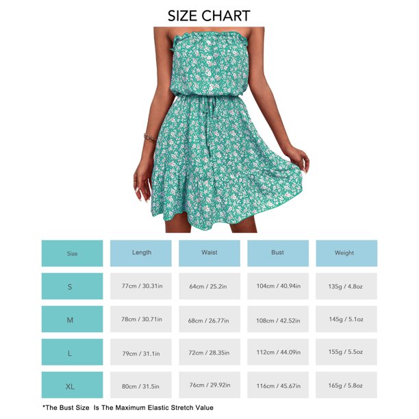 Vestido sin tirantes de verano, vestido con estampado floral elegante y elegante poliéster informal para fiesta de verano LYUMO ropa de mujer