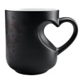 thumbnail image 3 of Heart-Shaped Color Changing Magic Ceramic Mug Funny Color Changing Coffee Cup with Handle That Reveals Surprise Design When Filled with Hot Beverage Romantic Gift for Couples,Hot Pink, 3 of 9