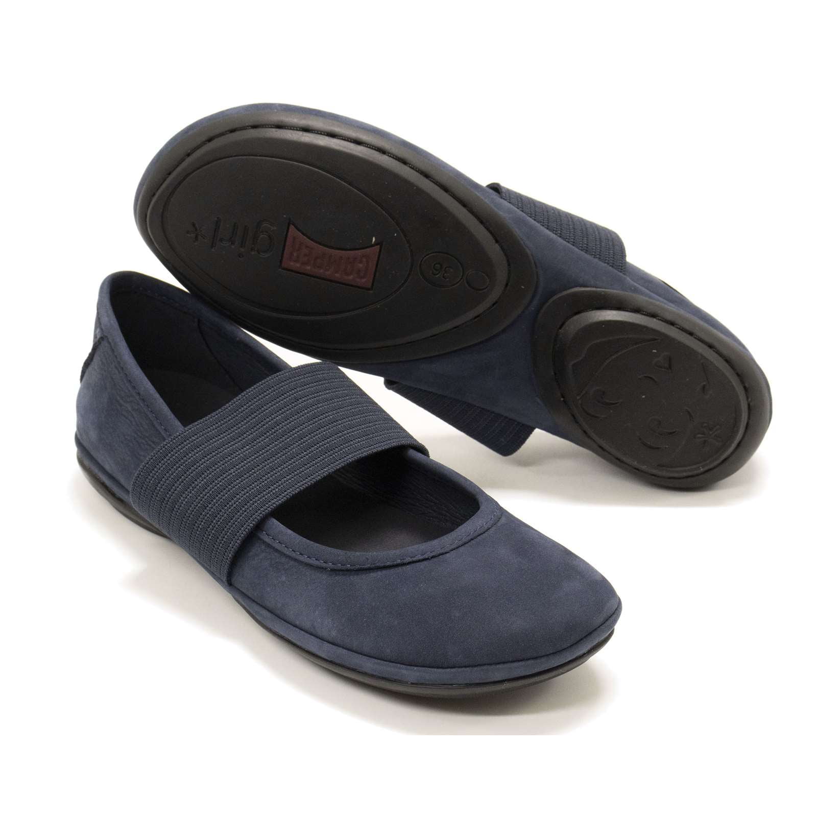 【美品】CAMPER RIGHT NINA 37 Camper Women's Right Nina Flats, Blue,7 M US - Walmart.com