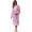 Pink, variant on Lightweight Full-Length Robes For Women Waffle Kimono Bathrobe - Soft, Fast-Drying, Long-Lasting Cotton Blend Unisex
