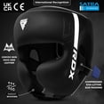 thumbnail image 3 of Casco de boxeo RDX ajustable y acolchado para entrenamiento de MMA, 3 of 9