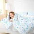 thumbnail image 3 of Erosebridal Teens Love Heart Bow Knot Twin Comforter Sets 3-Piece,Girls Dreamy Stars Print Bedding Set,Luxury Bedroom Decor, 3 of 6