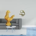 thumbnail image 2 of Figura de pollo Feng Shui de latón, escultura ideal para cumpleaños, aniversarios, inauguración de casa, hotel, hogar, oficina o dormitorio., 2 of 8