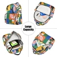 thumbnail image 5 of FORMRS Mini Backpack Purse for Women Travel Daypack Casual Shoulder Bag, Abstract Plants, 5 of 7