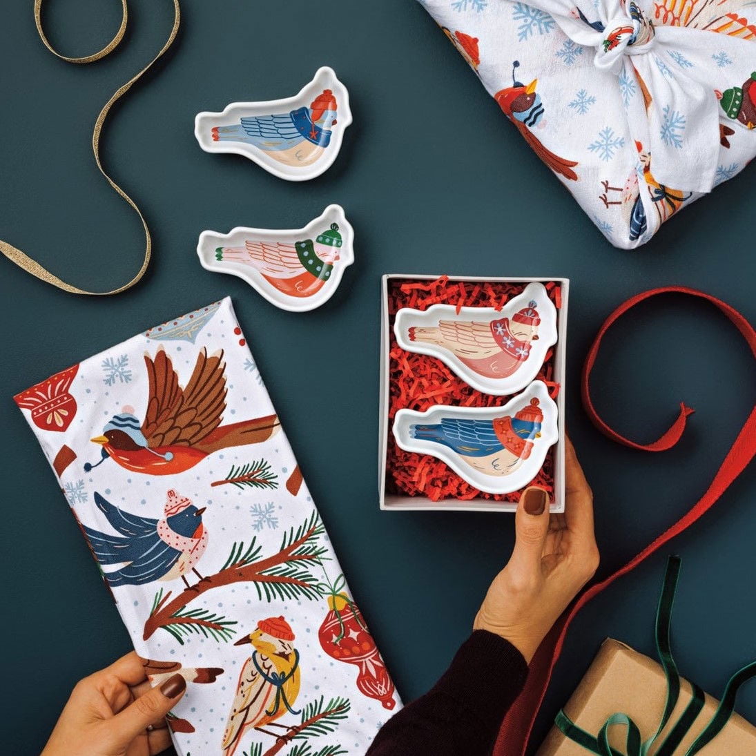 Danica Jubilee Christmas Pinch Bowls (Set of 6) - Thumbnail 2