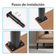 thumbnail image 4 of Patas Para Muebles Puede Ser Ajustable 8-12cm 4 Piezas NEGROS, 4 of 5