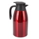 thumbnail image 5 of Olla de vacío para té, tapa a prueba de fugas de acero inoxidable 304, capacidad de 2 litros, mango portátil, fácil limpieza, dispensador de vacío aislado para café, rojo vino, 5 of 10