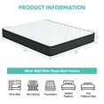 thumbnail image 3 of Costway 8'' Queen Size Memory Foam Bed Mattress Medium Firm Breathable Pressure Relieve, 3 of 12