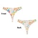 thumbnail image 3 of Balery Retro Colorful Butterfly Tangas de Algodón para Mujer con Estampado – Ropa Interior Sexy, Transpirable, G-string-4X-Large, 3 of 6