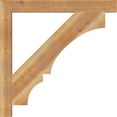 thumbnail image 3 of Ekena Millwork 4"W x 40"D x 40"H Balboa Block Rough Sawn Bracket, Western Red Cedar, 3 of 4
