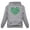 Gray, variant on Proud Irish Green Clovers Heart Sweatshirt St Patricks Day Cute Gift Irish Women Hoodie