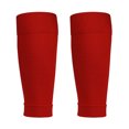 thumbnail image 1 of 1 par de almohadillas para calcetines transpirables para deportes de fútbol, ​​espinilleras (adultos rojos) Likrtyny Deportes al aire libre Salida diaria Juego de fiesta, 1 of 8
