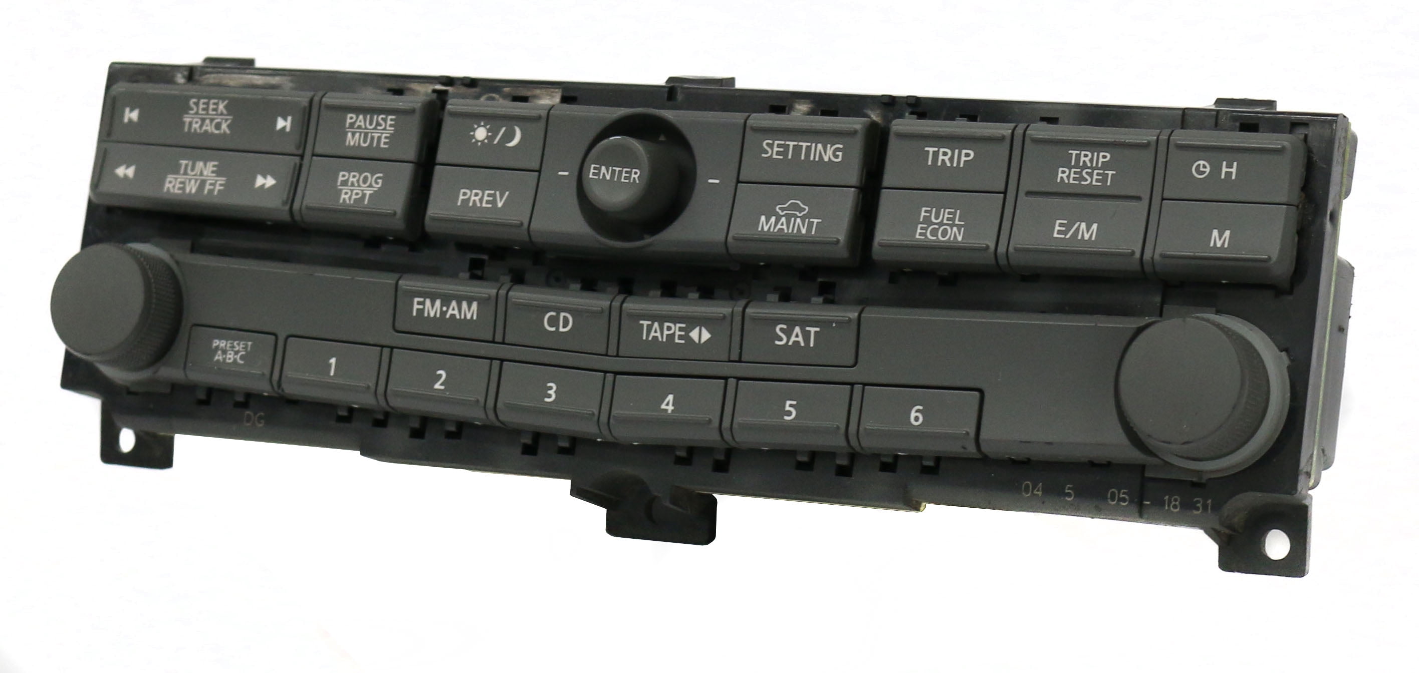 Restored 2004-2005 Nissan Maxima Front Dash Mounted Control Panel 28395 7Y000 - (Refurbished)