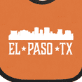 thumbnail image 4 of Inktastic El Paso Texas Skyline TX Cities Boys or Girls Baby Bib, 4 of 4