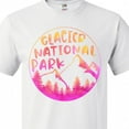 thumbnail image 4 of Inktastic Glacier National Park Montana Pink Mountains T-Shirt, 4 of 5