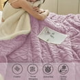 thumbnail image 5 of Flannel Blanket For Winter,Double Sided Thick Warm Blanket,Soft Nap Blanket For Office Home,No Fade No Pilling Fleece Blanket,All Season Couch Bed Blanket,Machine Washable, 5 of 6