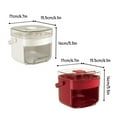 thumbnail image 3 of Double-Deck Portable Ice Maker with Insulated Bag & Easy Press Lid,Silicone Trays,Counte,Produces Ice Cubes,Stores Many Cubes for DIY Whiskey,Outdoors,Parties, 3 of 3