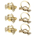 thumbnail image 1 of unbranded 6Ud De Servilleta Dorados Con De Cangrejo Para Y Banquetes, 1 of 6