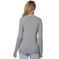 thumbnail image 4 of LANPULUX Chandail en Laine Mérinos 100 % pour Femmes, Manches Longues, Col Roulé, Col Rond, 4 of 6