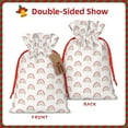 thumbnail image 2 of Honeii Rainbow Print Small Burlap Bags,Christmas Drawstring Treat Bags Gift Bags Reusable Candy Goodie Wrapping Bags for Holiday Party Favors Supplies -Small, 2 of 9