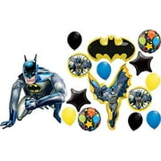 Batman In Action Birthday Party Supplies Giant Airwalker Balloon Bouquet Decorations