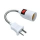 thumbnail image 1 of Enchufe con interruptor inalámbrico, bombilla LED de puerta regulable de 360 grados para lámpara de pared de cocina, dormitorio de oficina, lámpara de lectura de cabecera (sin bombilla), 1 of 1