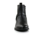 thumbnail image 3 of Polar Fox Rhett MPX806078 Memory Foam Chelsea Boots with Strap and Buckle, in Black, Men's Size 6.5, 3 of 8