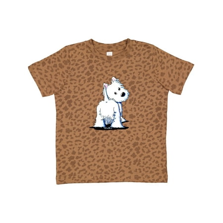 

Inktastic Fluffy Butt Westie Gift Toddler Boy or Toddler Girl T-Shirt
