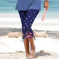 thumbnail image 2 of Womens Relaxed Fit Cargo Pants by Generic XL Solid Black Casual Capris, Drawstring, Cropped, Lightweight, 1 Count, 2 of 5