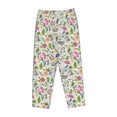 thumbnail image 4 of Xecao Rabbit And Butterfly Women's Straight Lounge Pajama Pants: The Epitome of Relaxed Sleepwear, 4 of 9