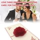 thumbnail image 1 of Ganfancp Tarjeta de San Valentín Tarjeta de Felicitación de Papel Tarjeta de Bendición Liquidación 1X Tarjeta de Felicitación, 1 of 3